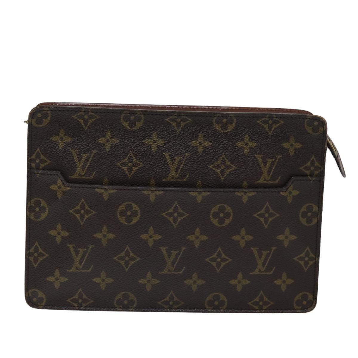 LOUIS VUITTON Monogram Pochette Homme Clutch Bag M51795 LV Auth ep4209