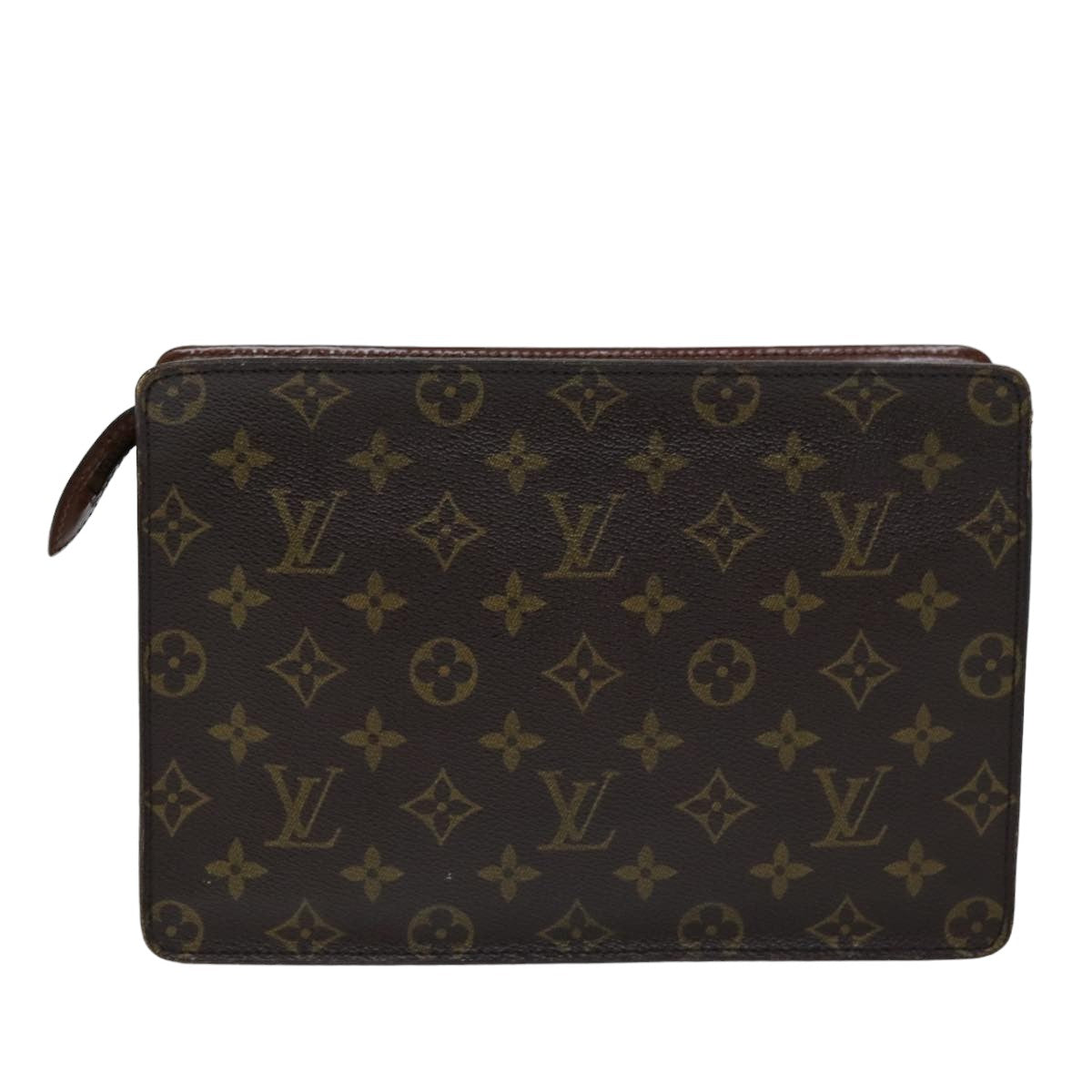 LOUIS VUITTON Monogram Pochette Homme Clutch Bag M51795 LV Auth ep4209 - 0