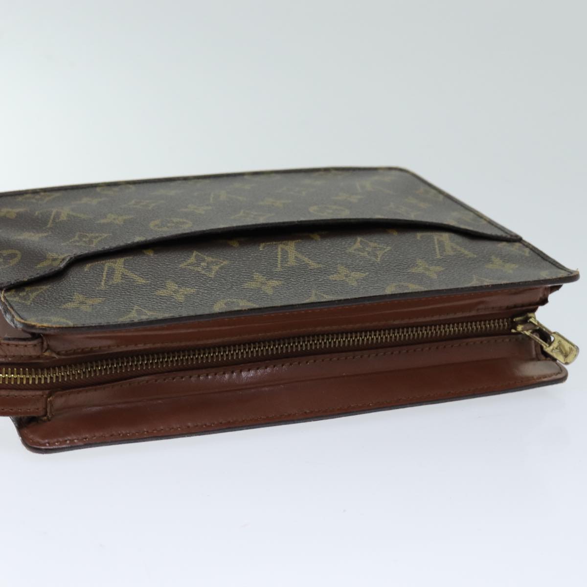 LOUIS VUITTON Monogram Pochette Homme Clutch Bag M51795 LV Auth ep4209