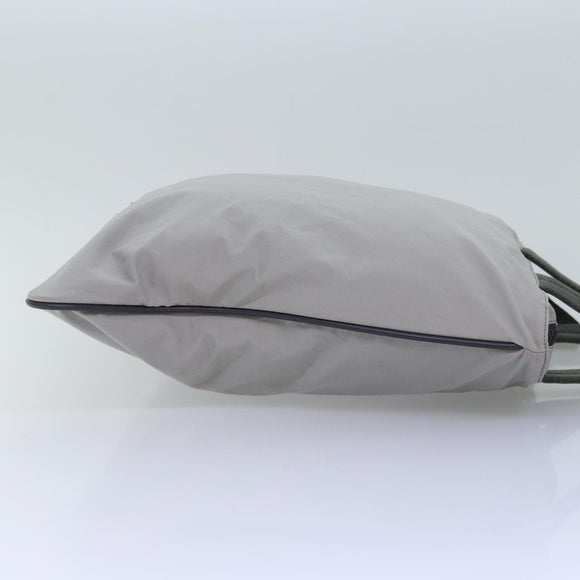 PRADA Sports Tote Bag Nylon Gray Auth ep4219