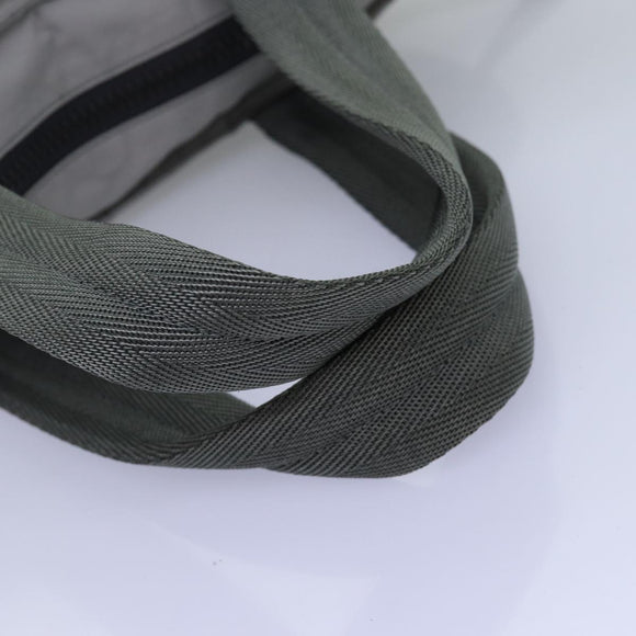 PRADA Sports Tote Bag Nylon Gray Auth ep4219