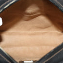 GUCCI Micro GG Canvas Shoulder Bag PVC Leather Beige Black Auth ep4221-17