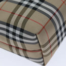 BURBERRY Pouch Nylon Beige Black Auth ep4226-16