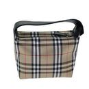 BURBERRY Pouch Nylon Beige Black Auth ep4226-2