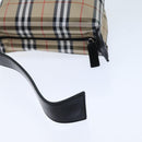 BURBERRY Pouch Nylon Beige Black Auth ep4226-8