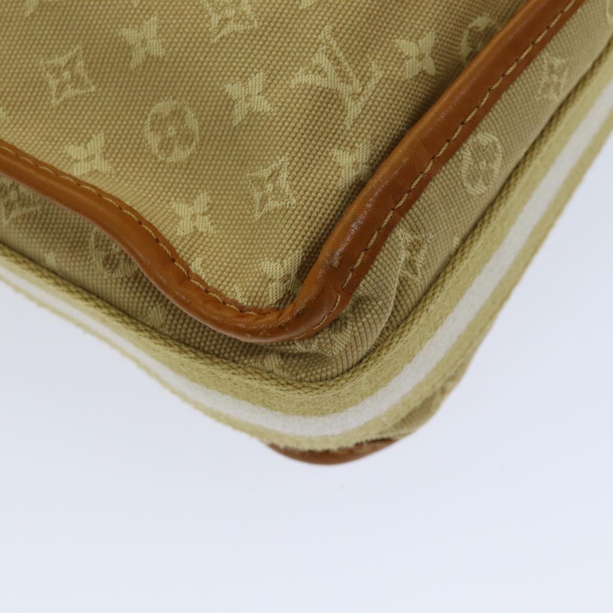 LOUIS VUITTON Monogram Mini Buzas Marie Kate Bag Beige M92323 LV Auth ep4235