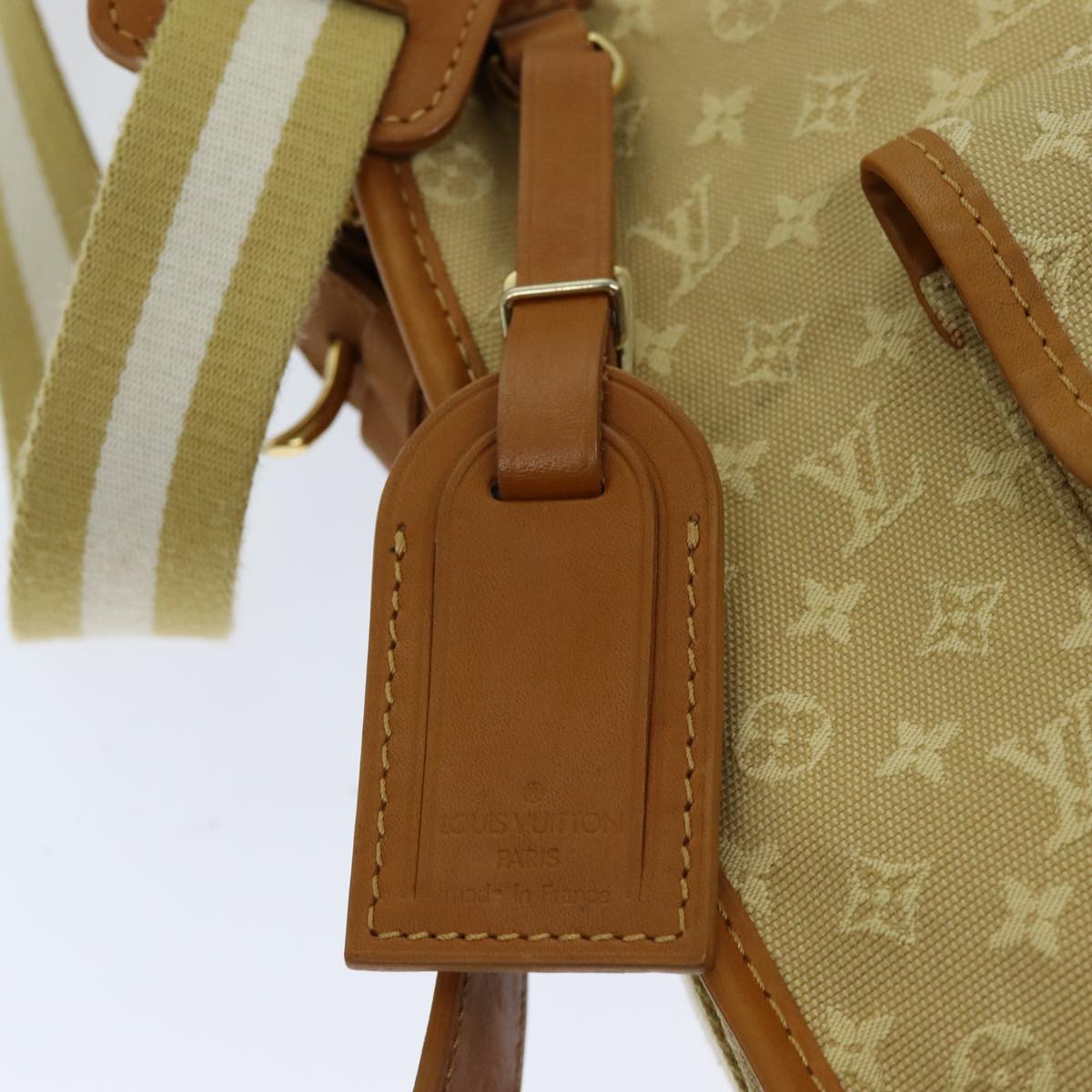 LOUIS VUITTON Monogram Mini Buzas Marie Kate Bag Beige M92323 LV Auth ep4235