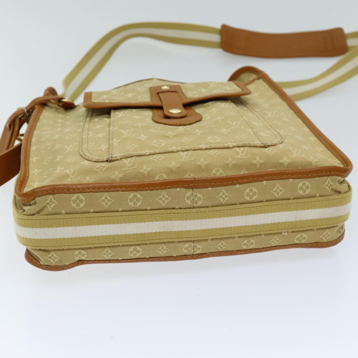 LOUIS VUITTON Monogram Mini Buzas Marie Kate Bag Beige M92323 LV Auth ep4235