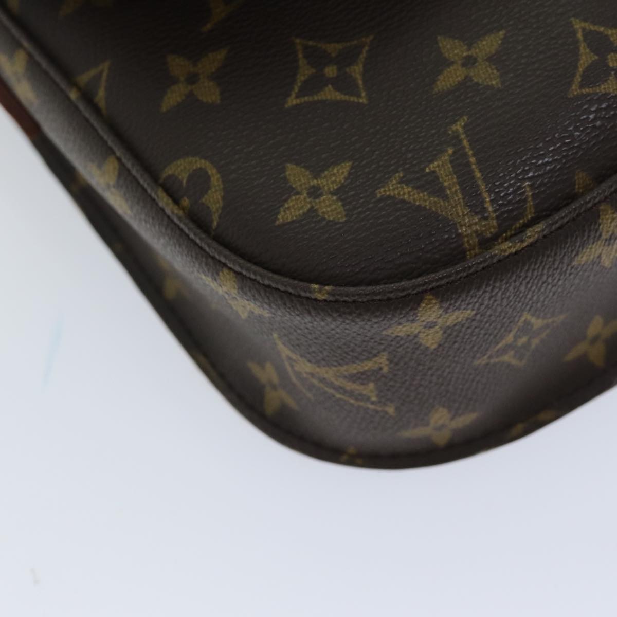 LOUIS VUITTON Monogram Saint Cloud GM Shoulder Bag M51242 Auth ep4237