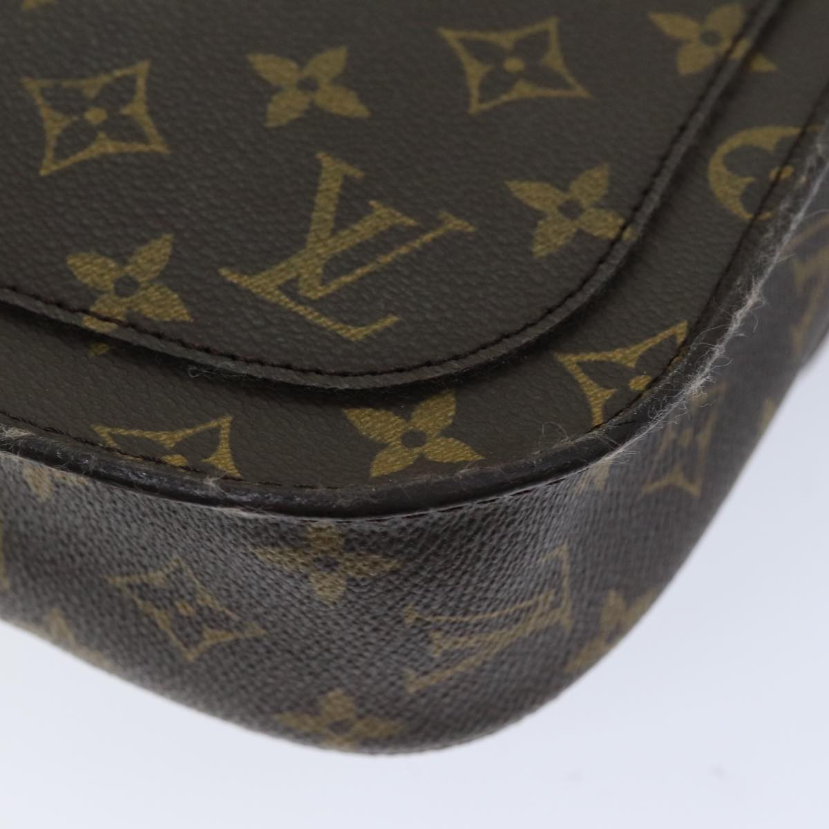 LOUIS VUITTON Monogram Saint Cloud GM Shoulder Bag M51242 Auth ep4237