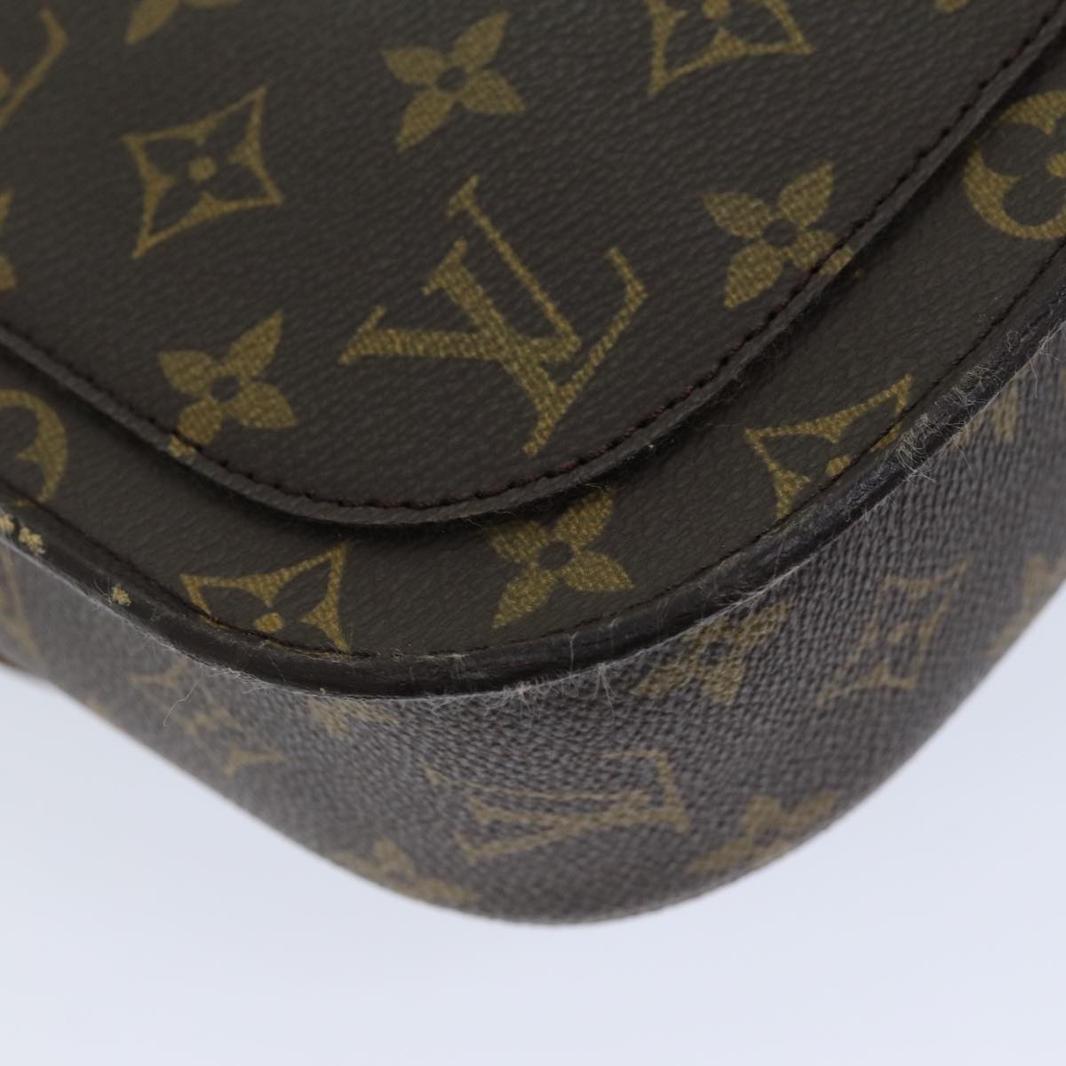 LOUIS VUITTON Monogram Saint Cloud GM Shoulder Bag M51242 Auth ep4237