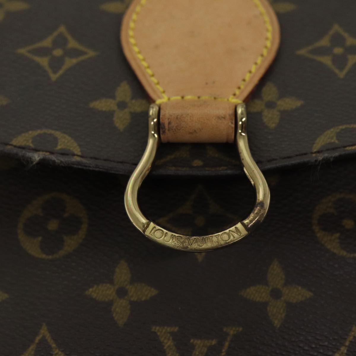 LOUIS VUITTON Monogram Saint Cloud GM Shoulder Bag M51242 Auth ep4237