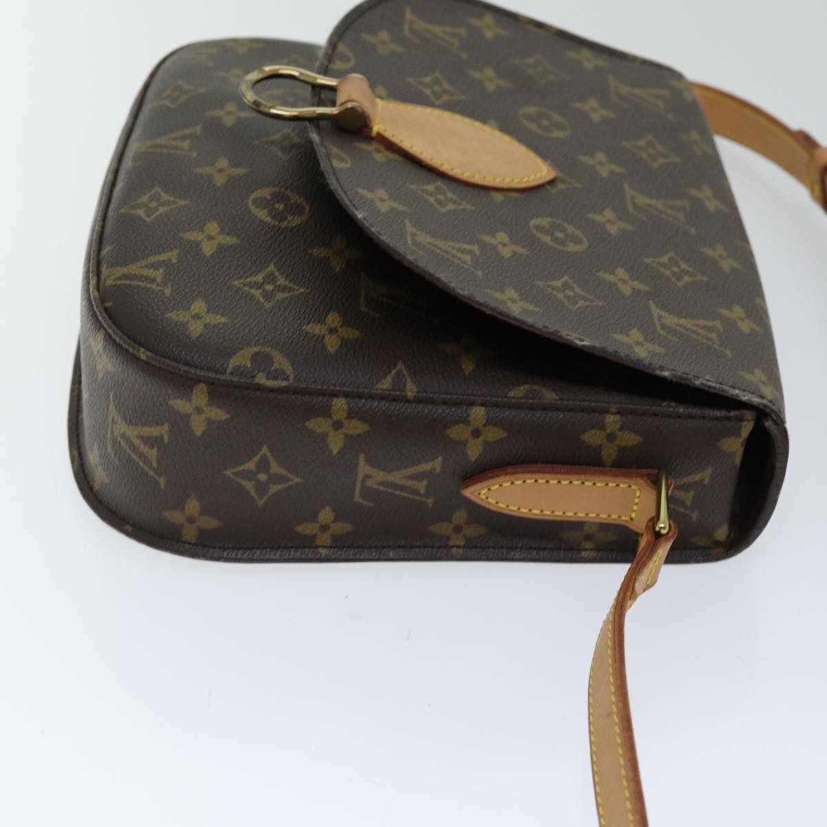 LOUIS VUITTON Monogram Saint Cloud GM Shoulder Bag M51242 Auth ep4237