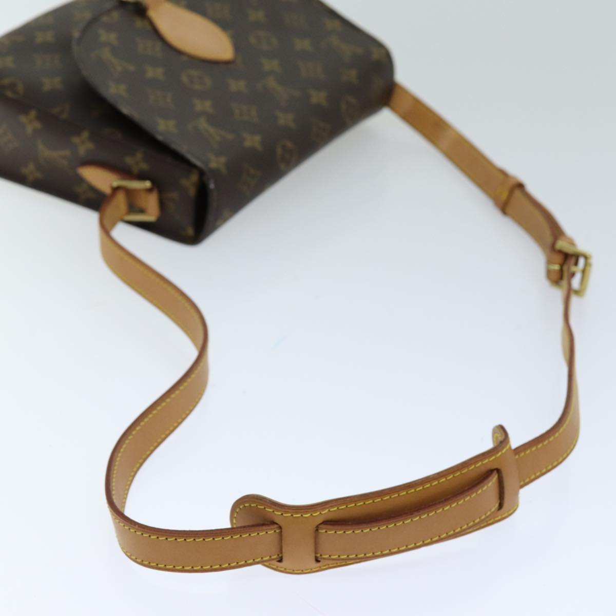 LOUIS VUITTON Monogram Saint Cloud GM Shoulder Bag M51242 Auth ep4237