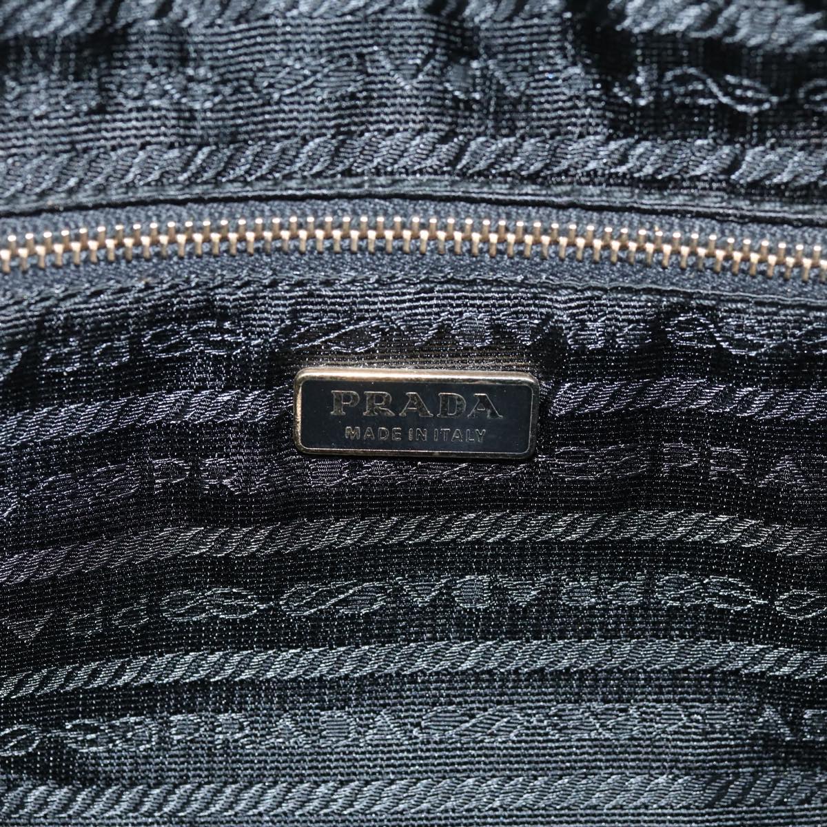 PRADA Hand Bag Nylon Black Auth ep4249