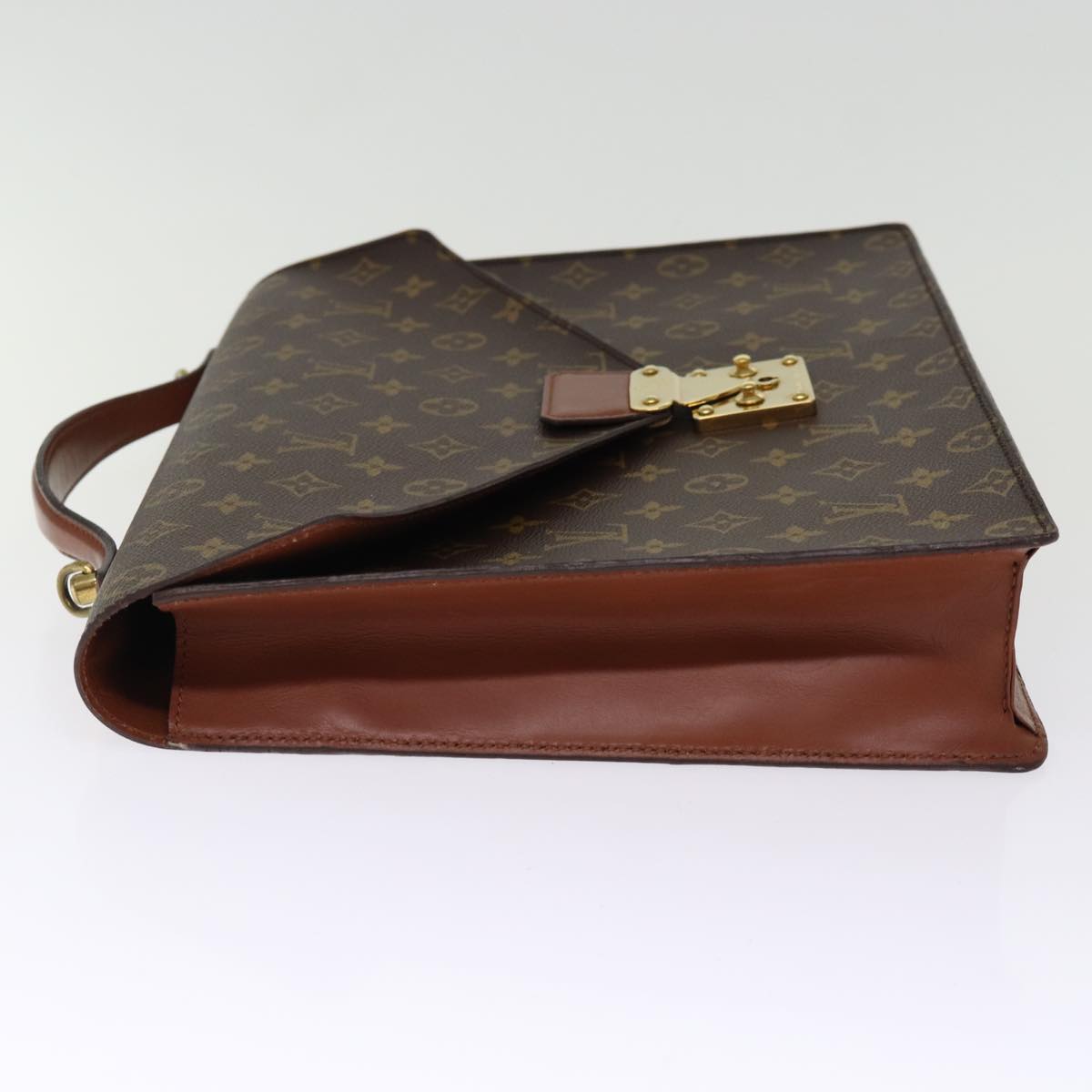 LOUIS VUITTON Monogram Porte Documents Bandouliere Bag M53338 LV Auth ep4274