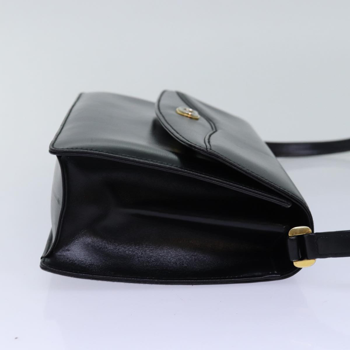 GUCCI Shoulder Bag Leather Black 004 406 0105 Auth ep4275