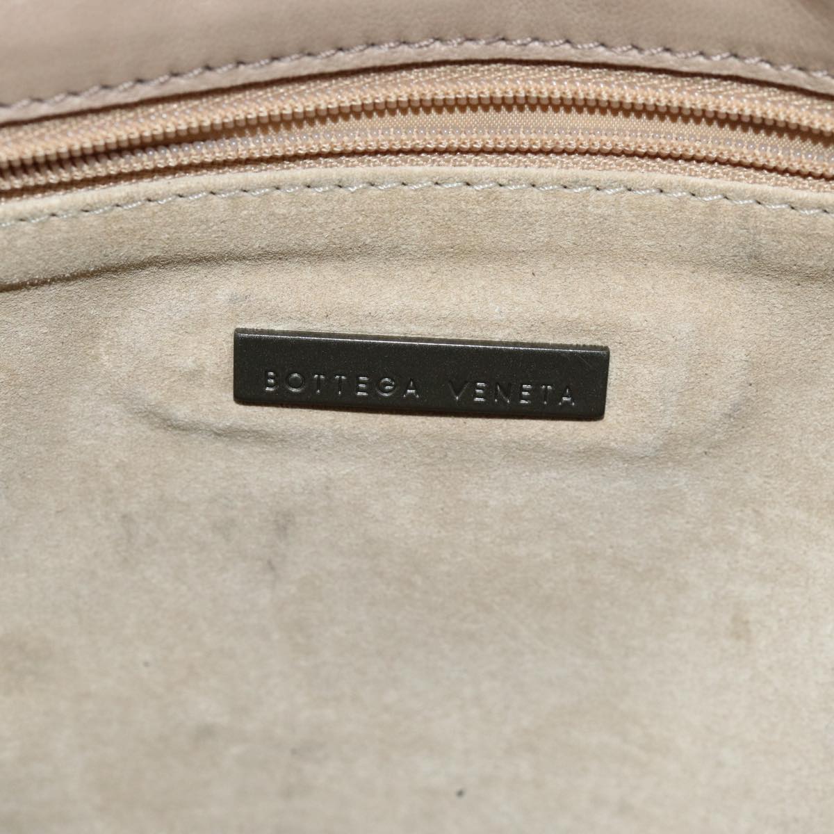 BOTTEGA VENETA INTRECCIATO Tote Bag Leather Beige Auth ep4285