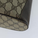 GUCCI Web Sherry Line GG Supreme Shoulder Bag Beige Red 41 02 033 Auth ep4290-10