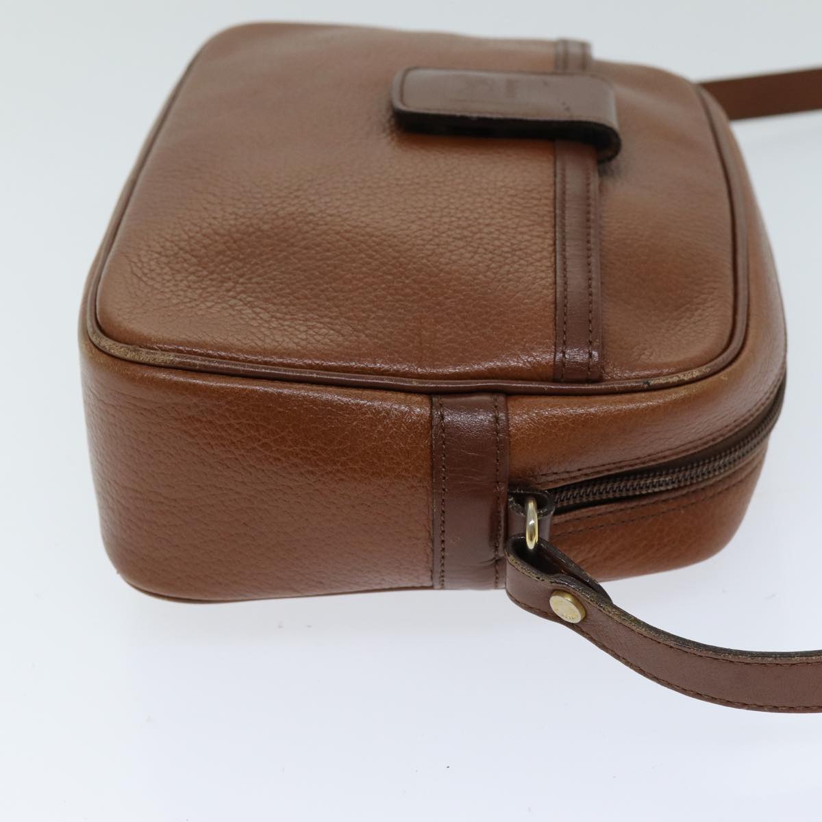 Burberrys Shoulder Bag Leather Brown Auth ep4295