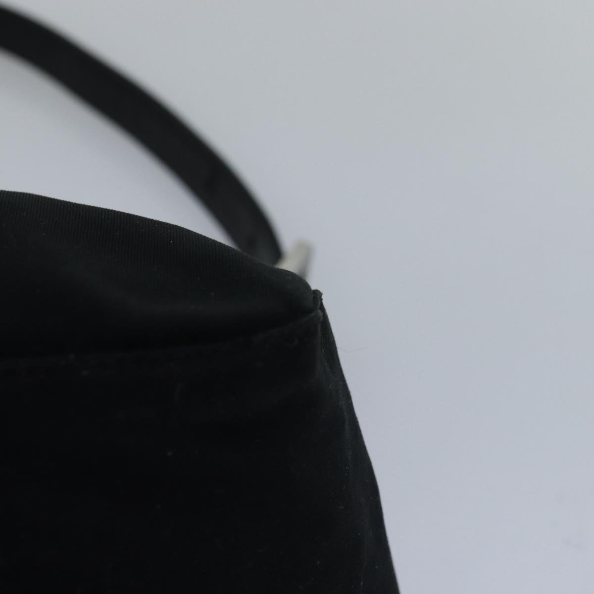 FENDI Mamma bucket Shoulder Bag Nylon Black Auth ep4304