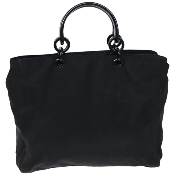 PRADA Hand Bag Nylon Black Auth ep4308
