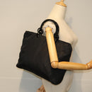 PRADA Hand Bag Nylon Black Auth ep4308-23