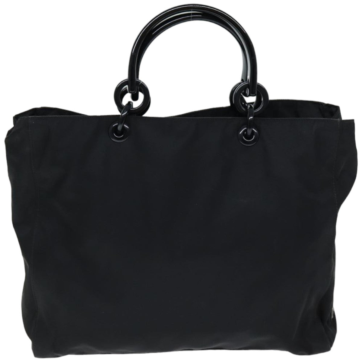 PRADA Hand Bag Nylon Black Auth ep4308 - 0