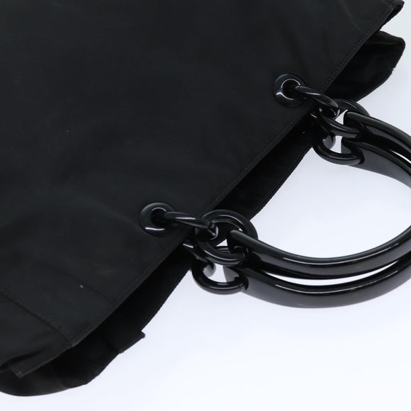 PRADA Hand Bag Nylon Black Auth ep4308