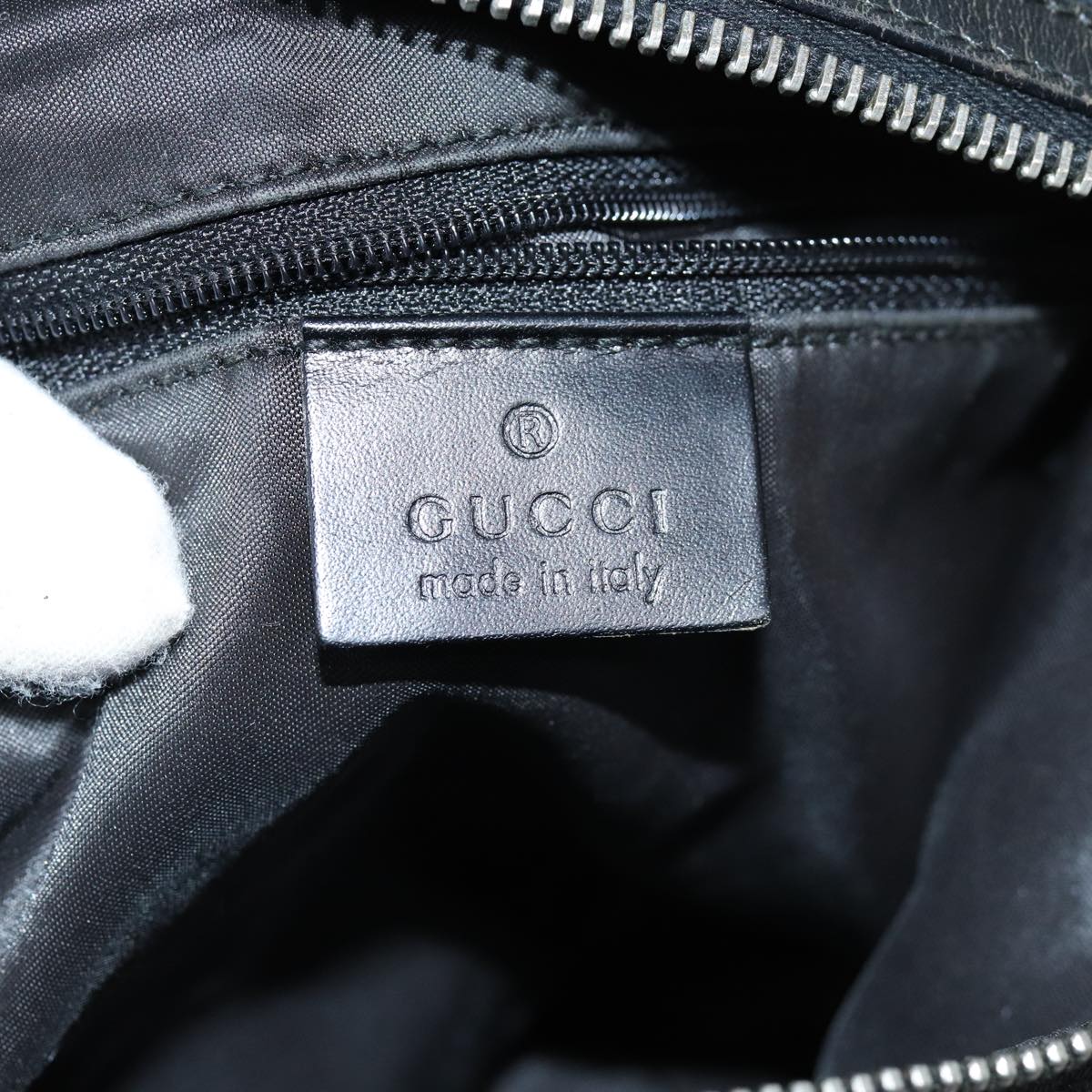 GUCCI GG Canvas Shoulder Bag Black 001 3814 Auth ep4311