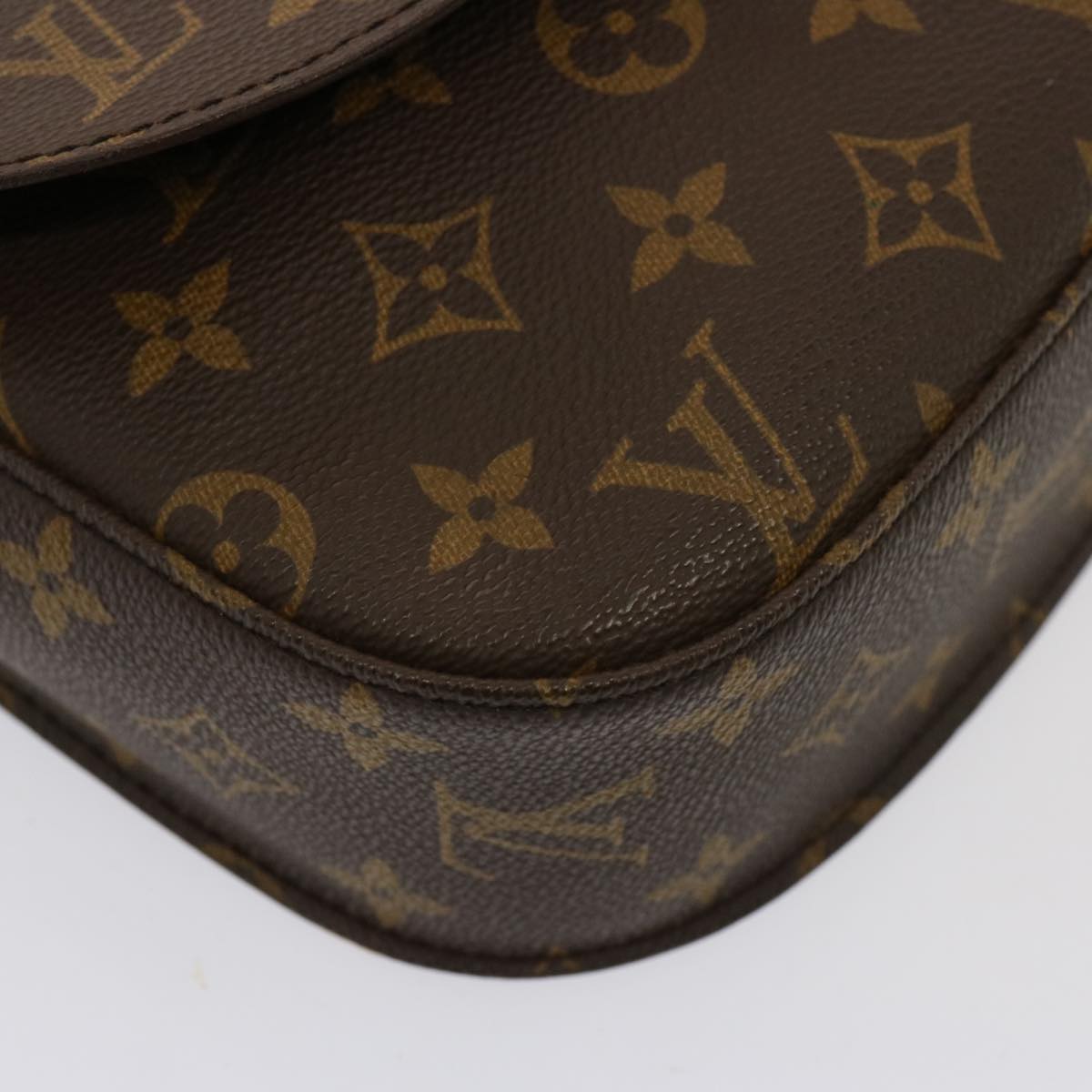 LOUIS VUITTON Monogram Saint Cloud GM Shoulder Bag M51242 LV Auth ep4330