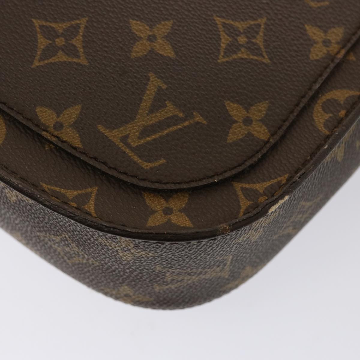 LOUIS VUITTON Monogram Saint Cloud GM Shoulder Bag M51242 LV Auth ep4330