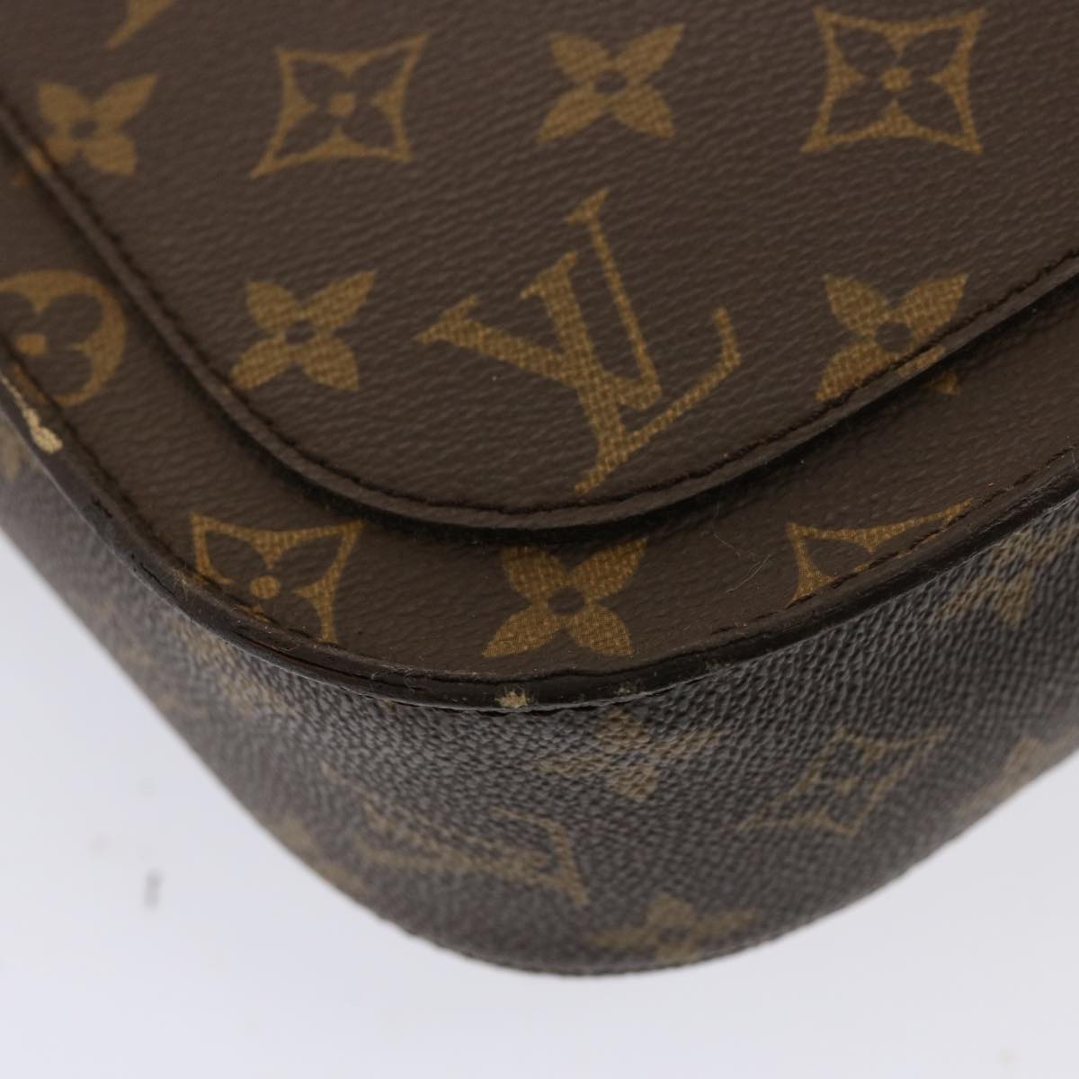 LOUIS VUITTON Monogram Saint Cloud GM Shoulder Bag M51242 LV Auth ep4330