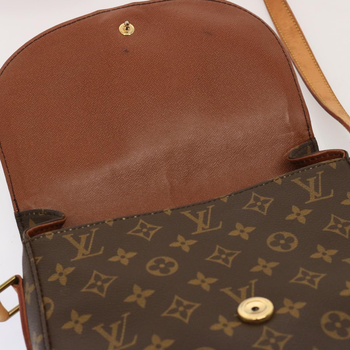 LOUIS VUITTON Monogram Saint Cloud GM Shoulder Bag M51242 LV Auth ep4330