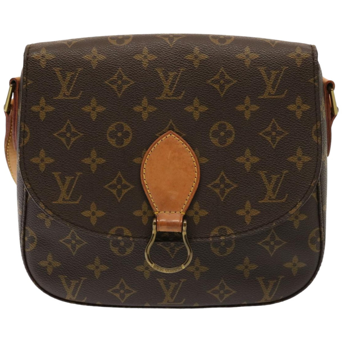 LOUIS VUITTON Monogram Saint Cloud GM Shoulder Bag M51242 LV Auth ep4330