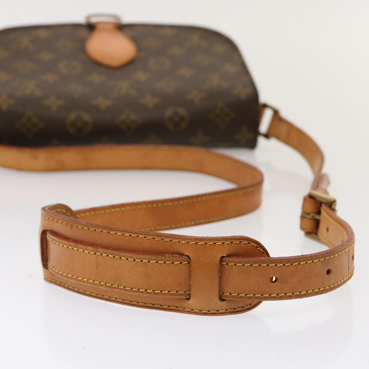 LOUIS VUITTON Monogram Saint Cloud GM Shoulder Bag M51242 LV Auth ep4330