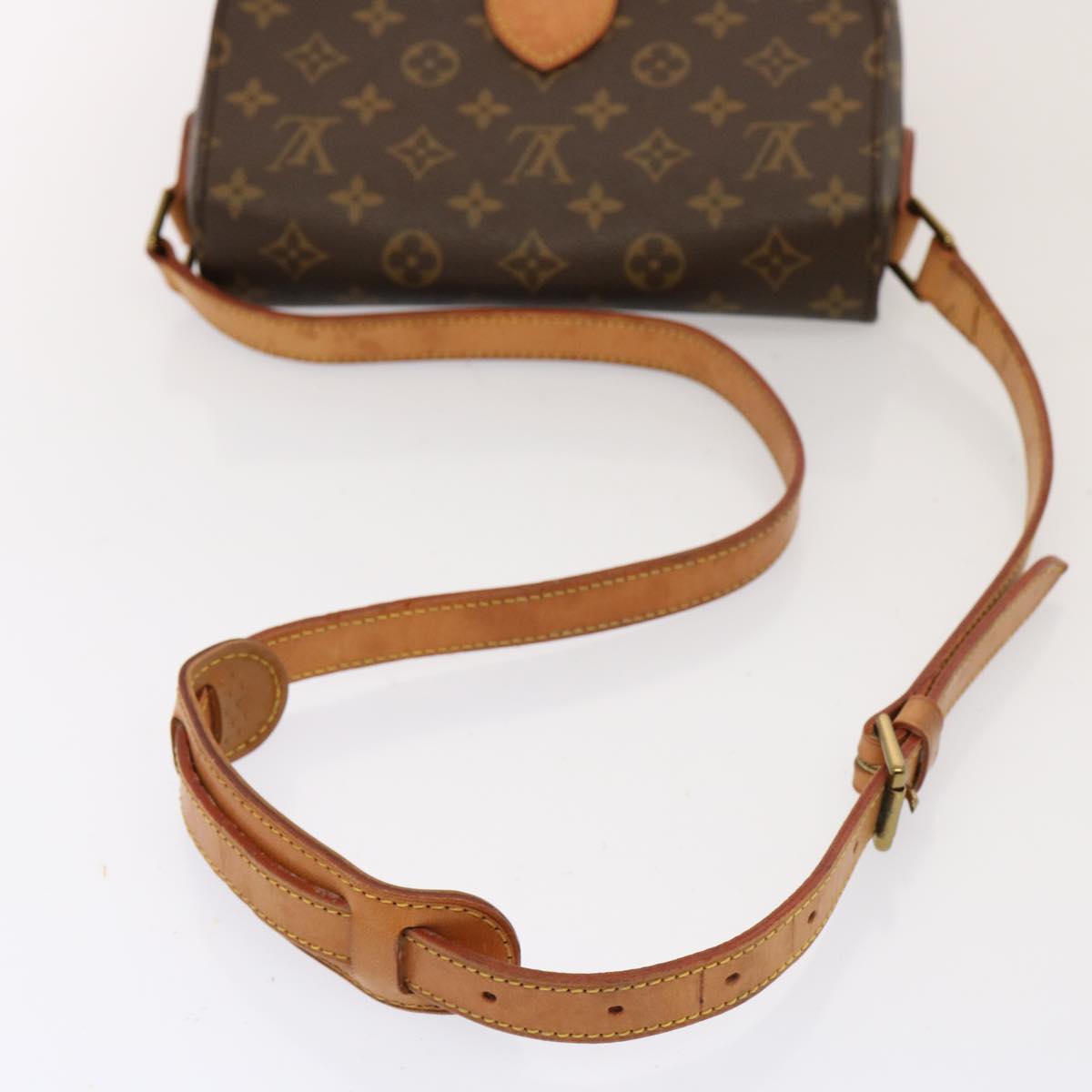 LOUIS VUITTON Monogram Saint Cloud GM Shoulder Bag M51242 LV Auth ep4330