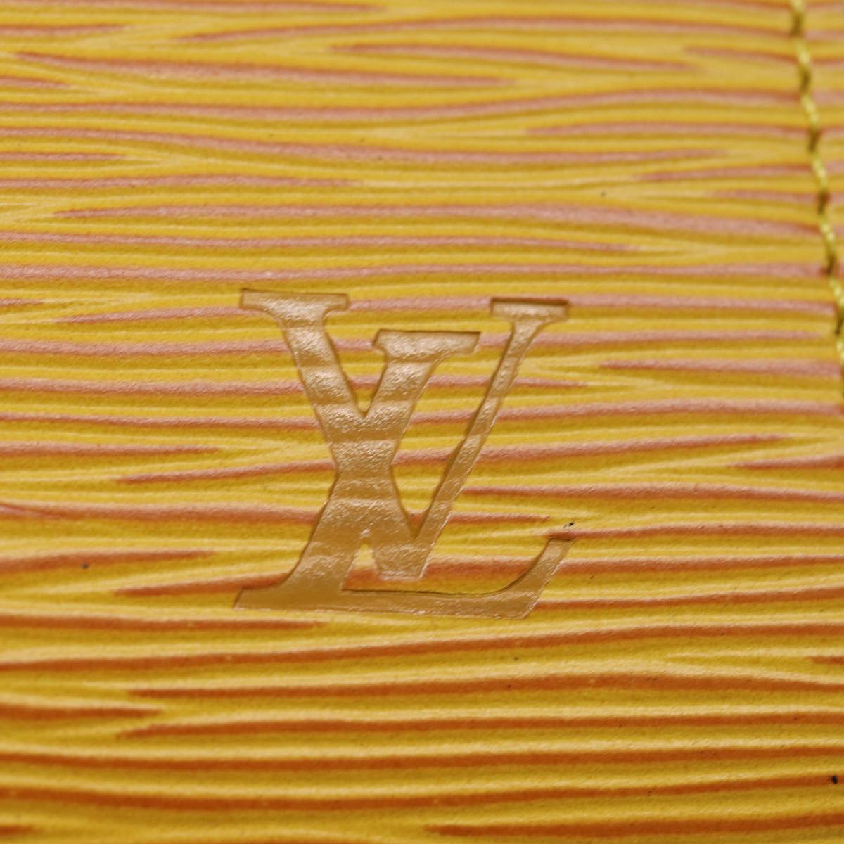 LOUIS VUITTON Epi Malesherbes Hand Bag Tassili Yellow Jonne M52379 Auth ep4341