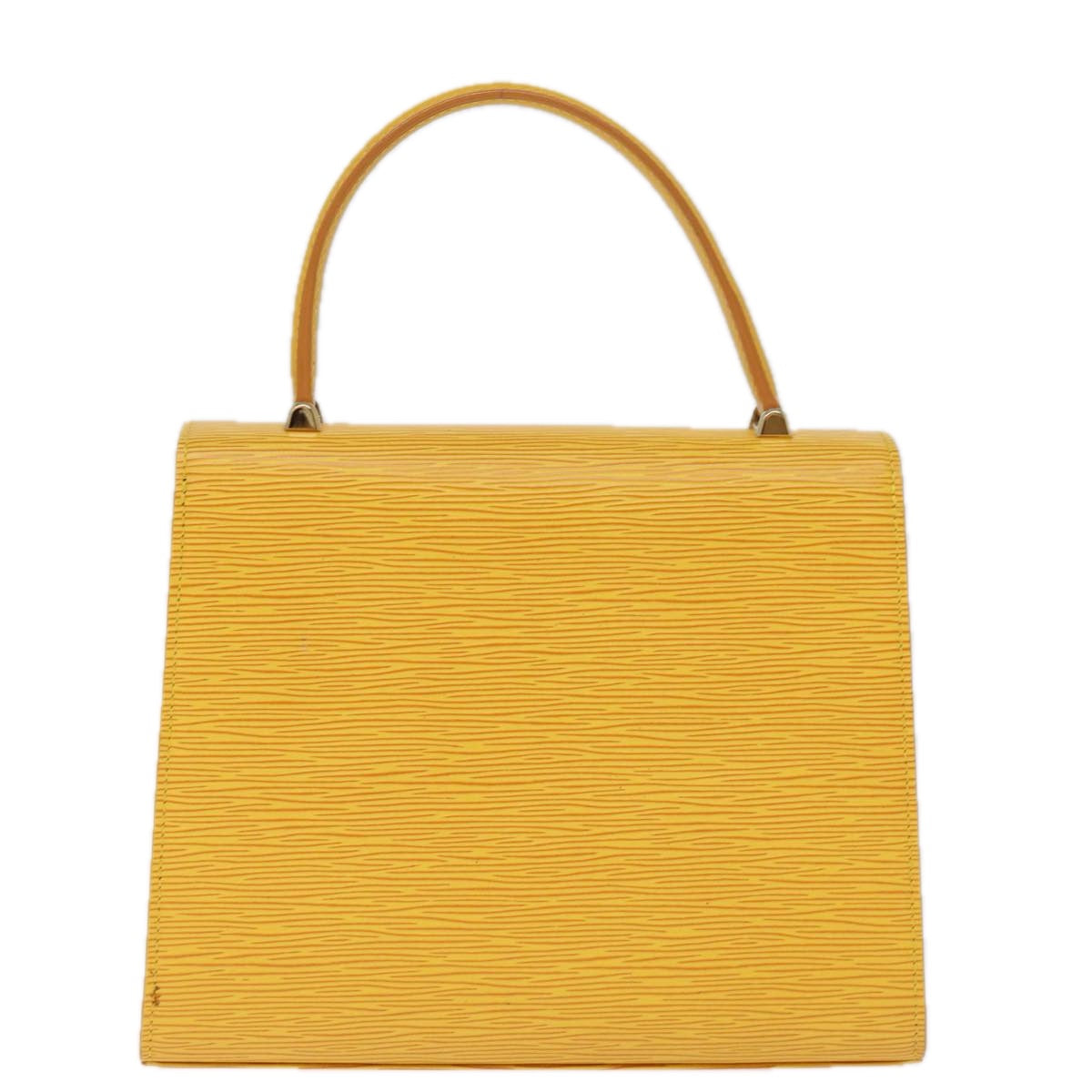 LOUIS VUITTON Epi Malesherbes Hand Bag Tassili Yellow Jonne M52379 Auth ep4341 - 0