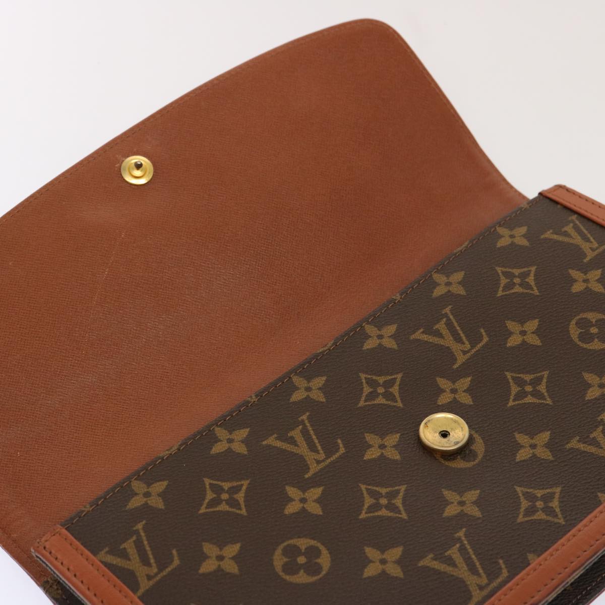 LOUIS VUITTON Monogram Pochette Dam GM Clutch Bag M51810 LV Auth ep4347