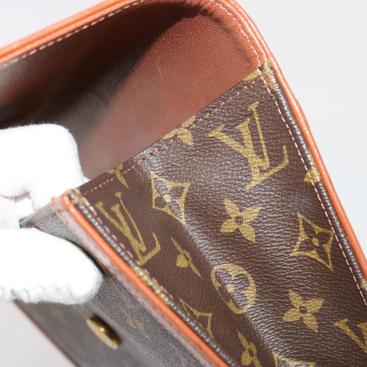 LOUIS VUITTON Monogram Pochette Dam GM Clutch Bag M51810 LV Auth ep4347