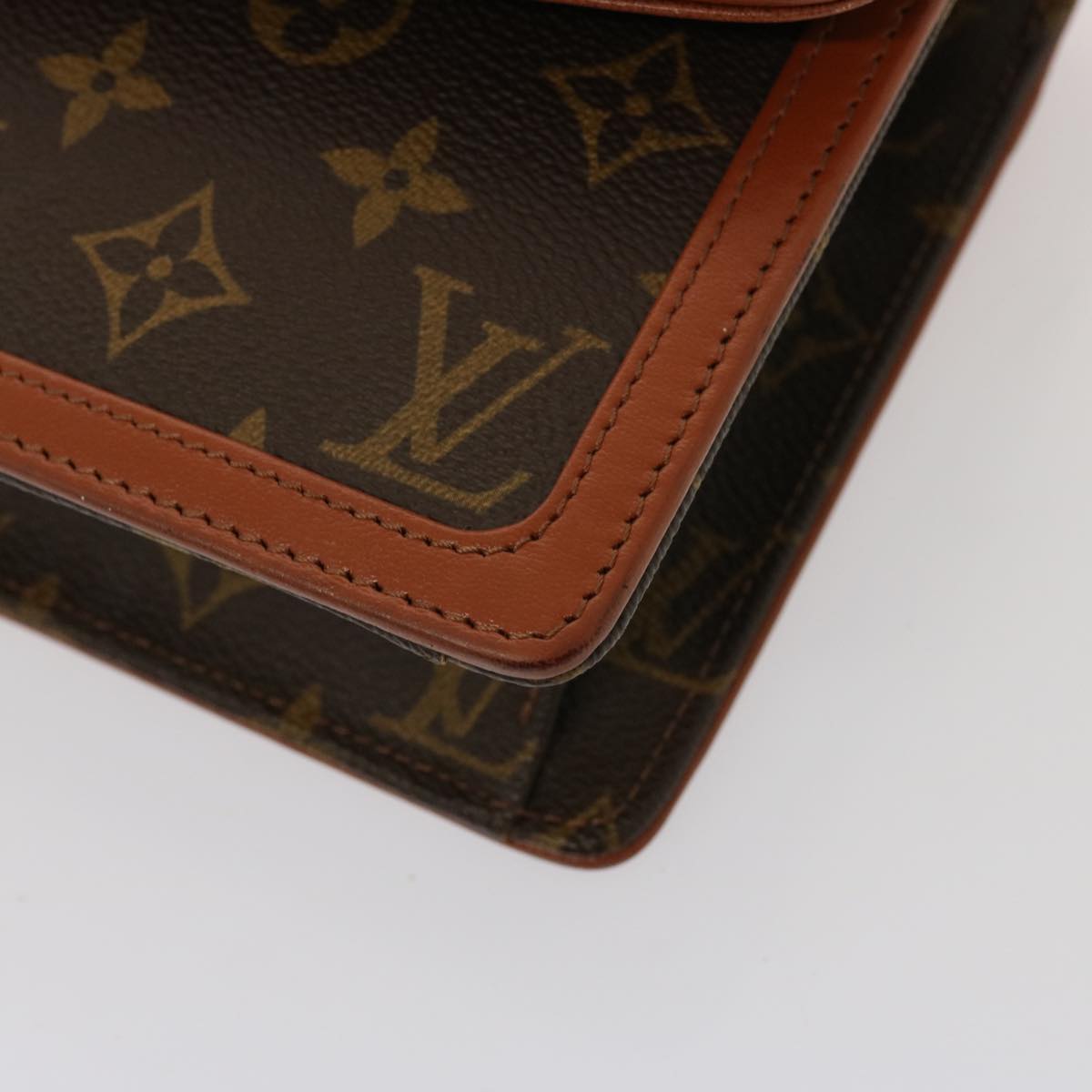 LOUIS VUITTON Monogram Pochette Dam GM Clutch Bag M51810 LV Auth ep4347