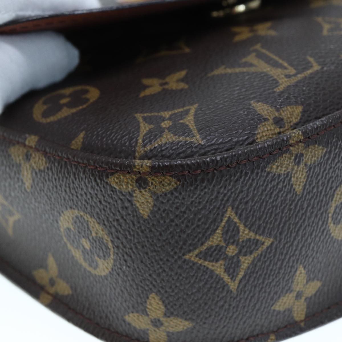 LOUIS VUITTON Monogram Saint Cloud MM Shoulder Bag M51243 LV Auth ep4354