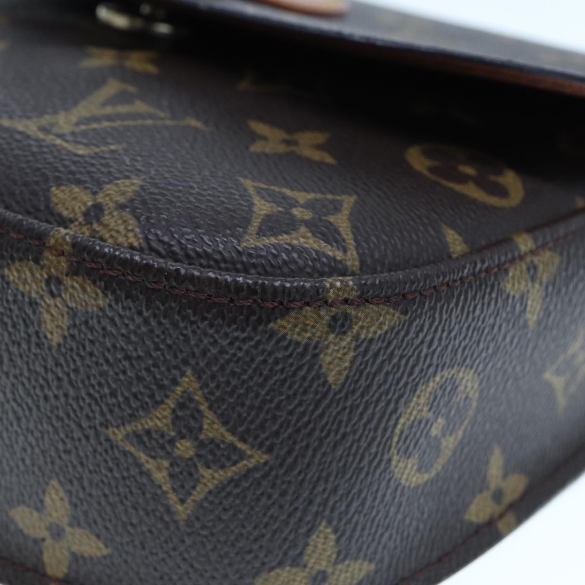 LOUIS VUITTON Monogram Saint Cloud MM Shoulder Bag M51243 LV Auth ep4354