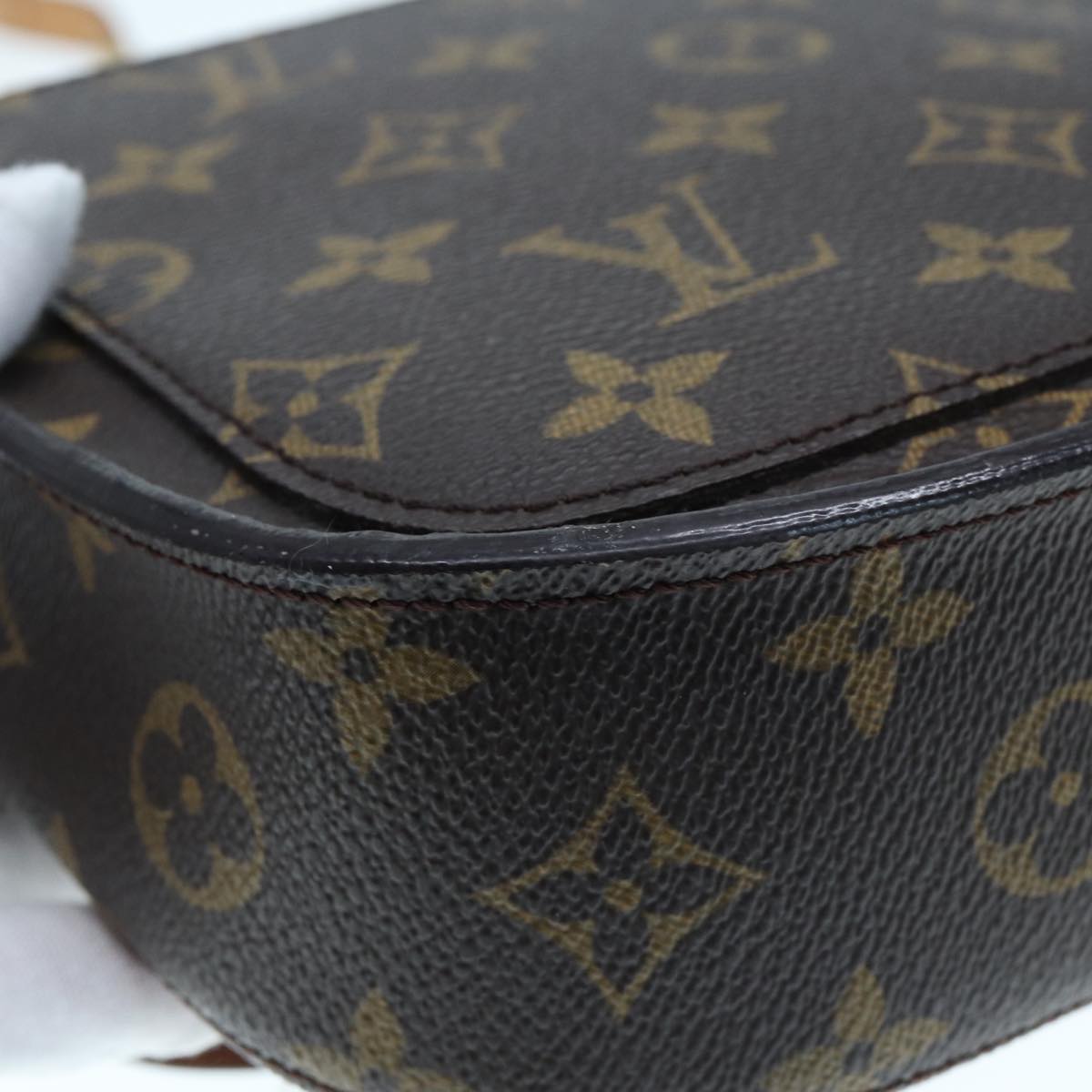 LOUIS VUITTON Monogram Saint Cloud MM Shoulder Bag M51243 LV Auth ep4354