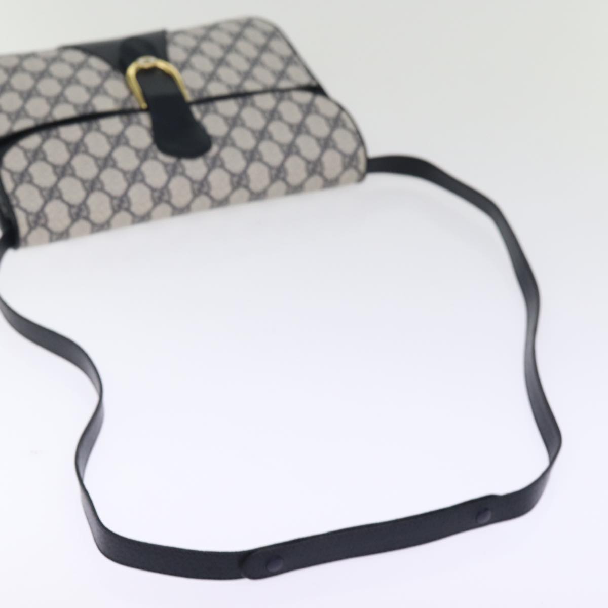 GUCCI GG Supreme Shoulder Bag PVC Navy Auth ep4363