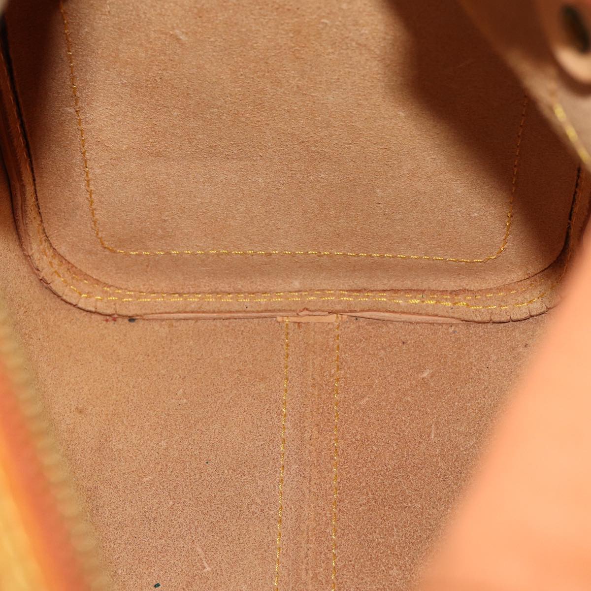 LOUIS VUITTON Nomad leather Speedy 30 Hand Bag Beige M85392 LV Auth ep4364