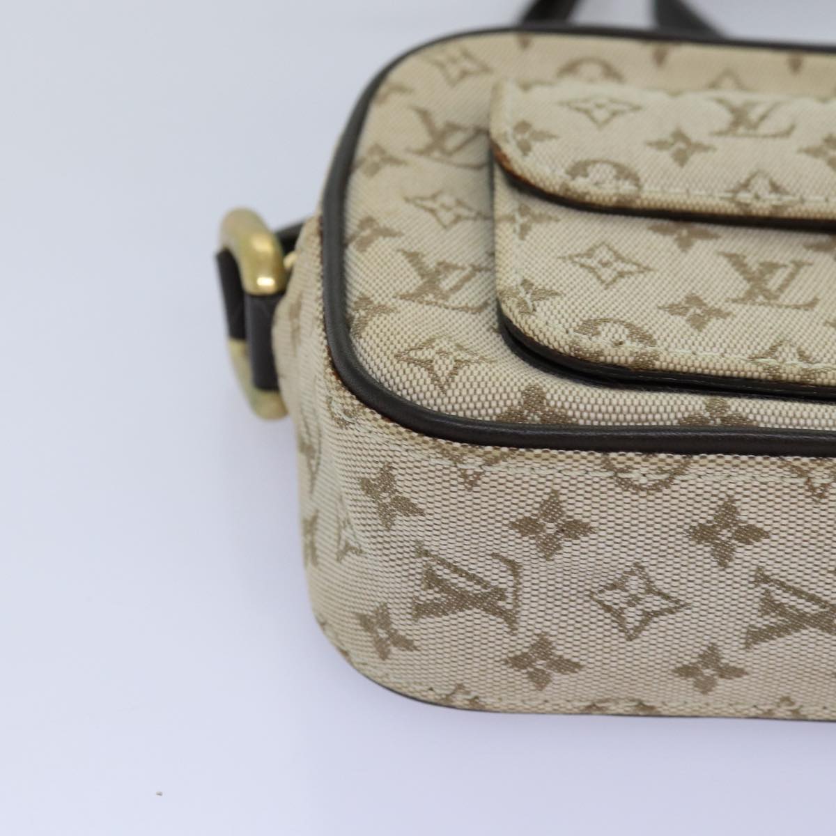 LOUIS VUITTON Monogram Mini Juliet MM Shoulder Bag Khaki M92218 LV Auth ep4369