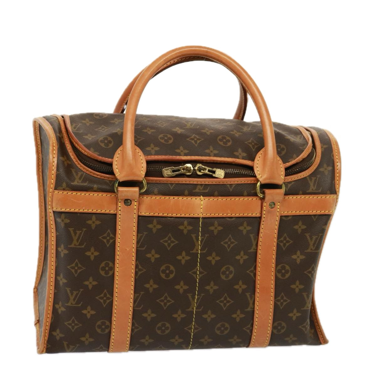 LOUIS VUITTON Monogram Sac Shan 40 Pet Carry M42024 LV Auth ep4372