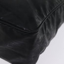 CHANEL Chain Shoulder Bag Coated Canvas Black CC Auth ep4383-9